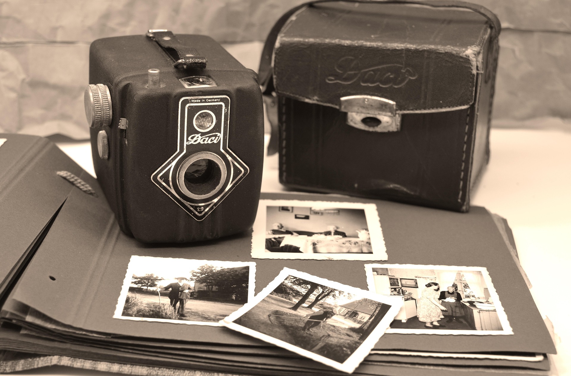 ressusciter les vieilles photos d'album dans une video biographie
